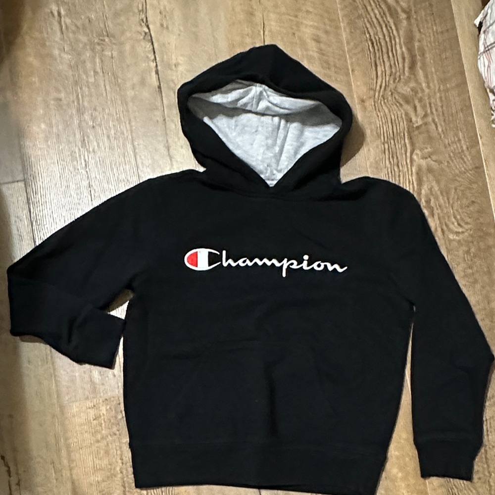 Champion Black and Gray Hoodie